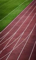 pista de atletismo al aire libre foto