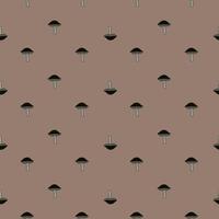 Mushrooms seamless pattern. Fungi background. vector