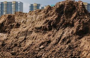 construction sand pile photo