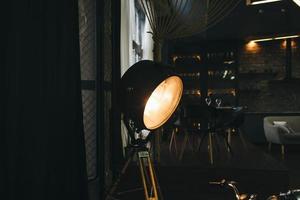 Vintage light source lamp photo