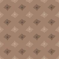 Seamless pattern spider web isolated on light brown background. Outline spooky cobwebs template for fabric. vector