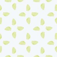 Organic palm leaf seamless pattern with hand drawn foliage print. Simple color background. Vector illustration for seasonal textile.