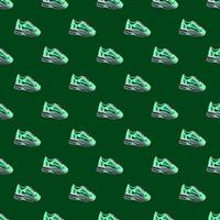 Sneakers seamless pattern. Background of clothing. vector