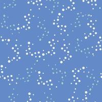 Seamless pattern bubbles on light blue background. White flat texture of soap for any purpose. vector