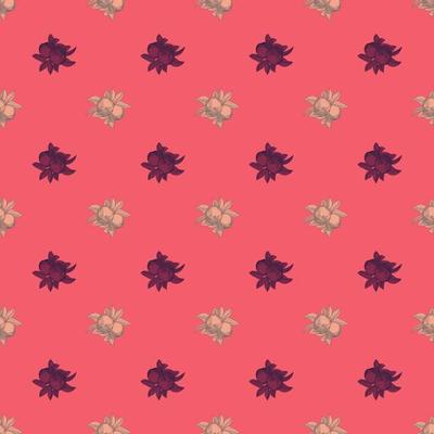 Apples Seamless Pattern On Pink Background Vintage Botanical Wallpaper Vector Art At Vecteezy