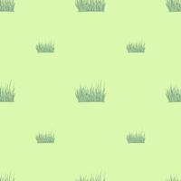 Grass seamless pattern. Background of lawn. vector