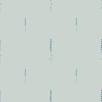 Hand drawn minimalistic seamless pattern with little lavender branches silhouettes. Blue color artwork. vector