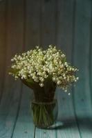 A small bouquet of lilies of the valley photo