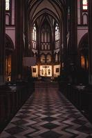 interior de la iglesia del templo foto