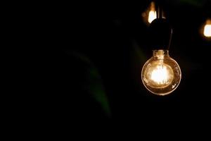 Classic Edison light bulb photo