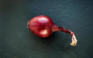 fresh red onion photo