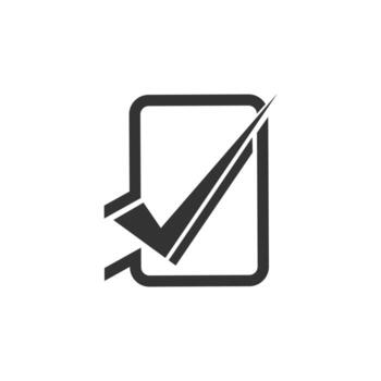 folder checklist icon vector