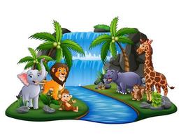 Cartoon Wild Animals Vector Art, Icons, and Graphics for Free Download