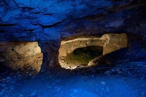 Old mining mine for metal extraction photo