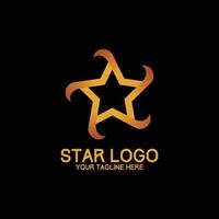 start logo design modern concept art orange vector