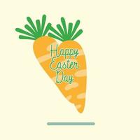 happy easter day vector rabbit awesome design concept