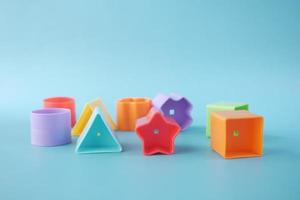 Geometric shapes for games and children learning. photo