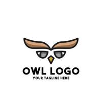 owl logo modern concept design vector