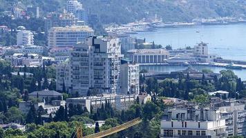 Urban landscape with buildings and architecture. Yalta