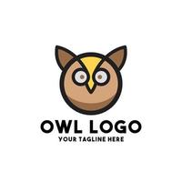 owl logo modern concept design vector