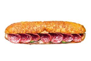 sandwich sausage fast food fresh meal food snack on the table photo