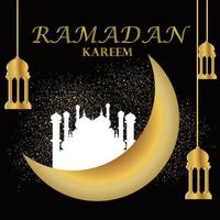 ramadhan kareem vector diseño moderno