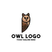 owl logo modern concept design vector