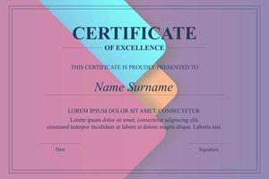 Creative Certificate of Appreciation Award Template vector