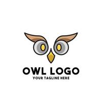 owl logo modern concept design vector