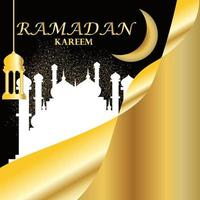 ramadhan kareem vector diseño moderno