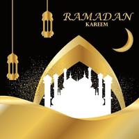 ramadhan kareem vector diseño moderno