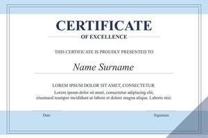 Creative Certificate of Appreciation Award Template vector