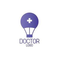 doctor logo health modern concept art vector