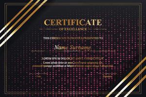 Creative Certificate of Appreciation Award Template vector