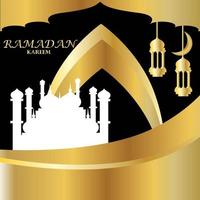 ramadhan kareem vector design modern