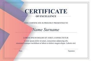 Creative Certificate of Appreciation Award Template vector