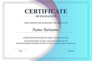 Creative Certificate of Appreciation Award Template vector