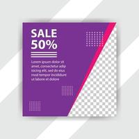 Social media pack. Business presentation template. Set of modern square blog posts Editable simple info banner vector