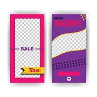 Social media pack. Business presentation template. Set of modern square blog posts Editable simple info banner vector