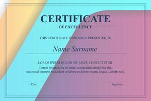 Creative Certificate of Appreciation Award Template vector