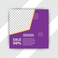 Social media pack. Business presentation template. Set of modern square blog posts Editable simple info banner vector