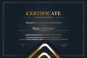 Creative Certificate of Appreciation Award Template vector