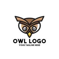 owl logo modern concept design vector