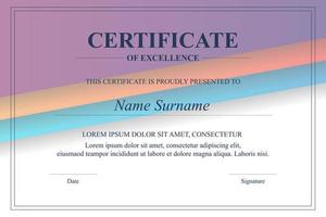 Creative Certificate of Appreciation Award Template vector