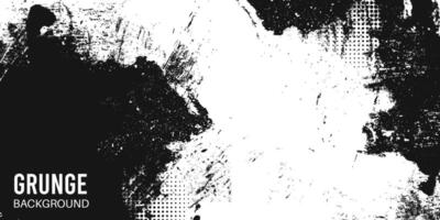 vector grunge black and white background, texture, pattern