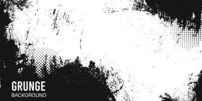 fondo texturizado grunge vectorial en blanco y negro para pancarta, afiche, folleto vector