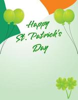 St. Patrick's day celebration banner template vector