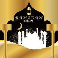 ramadhan kareem vector diseño moderno