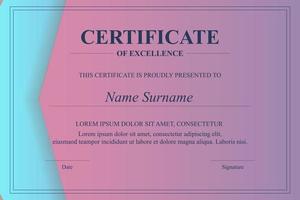 Creative Certificate of Appreciation Award Template vector