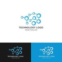 technology logo vector. science symbol. vector